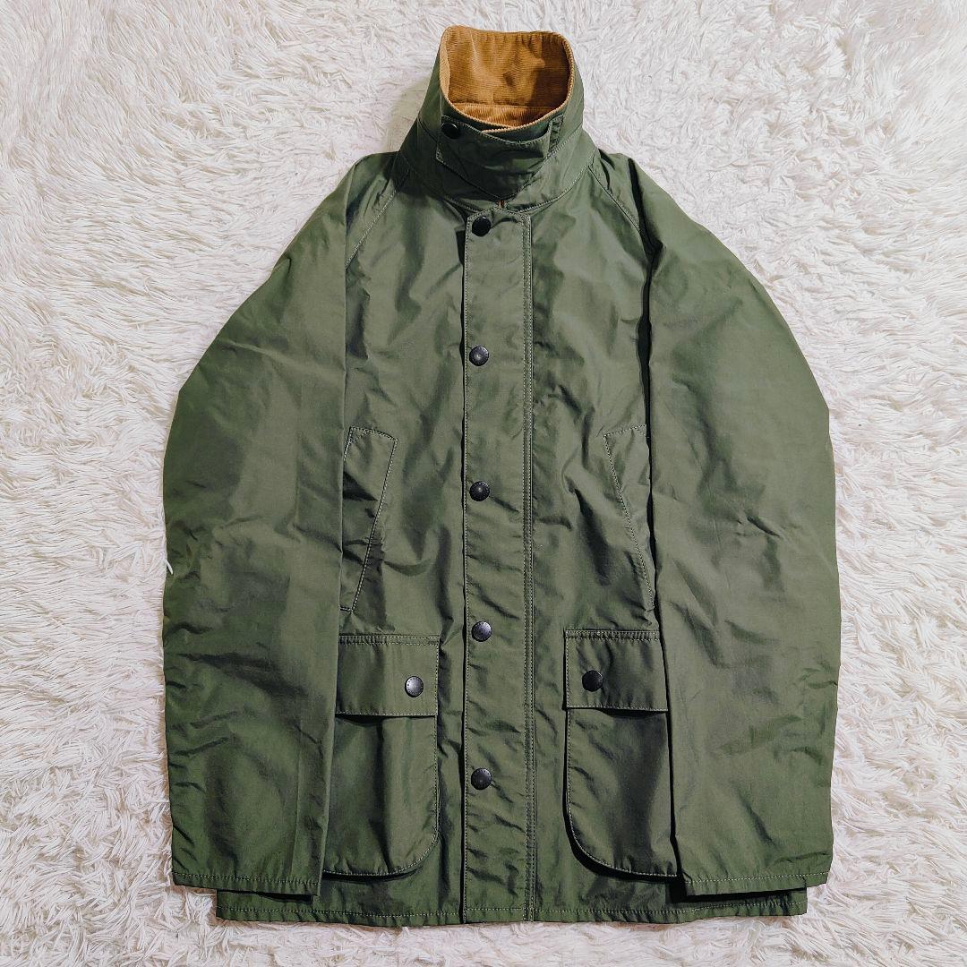 バブアーサウスシールド ビューフォート ナイロンコート 襟