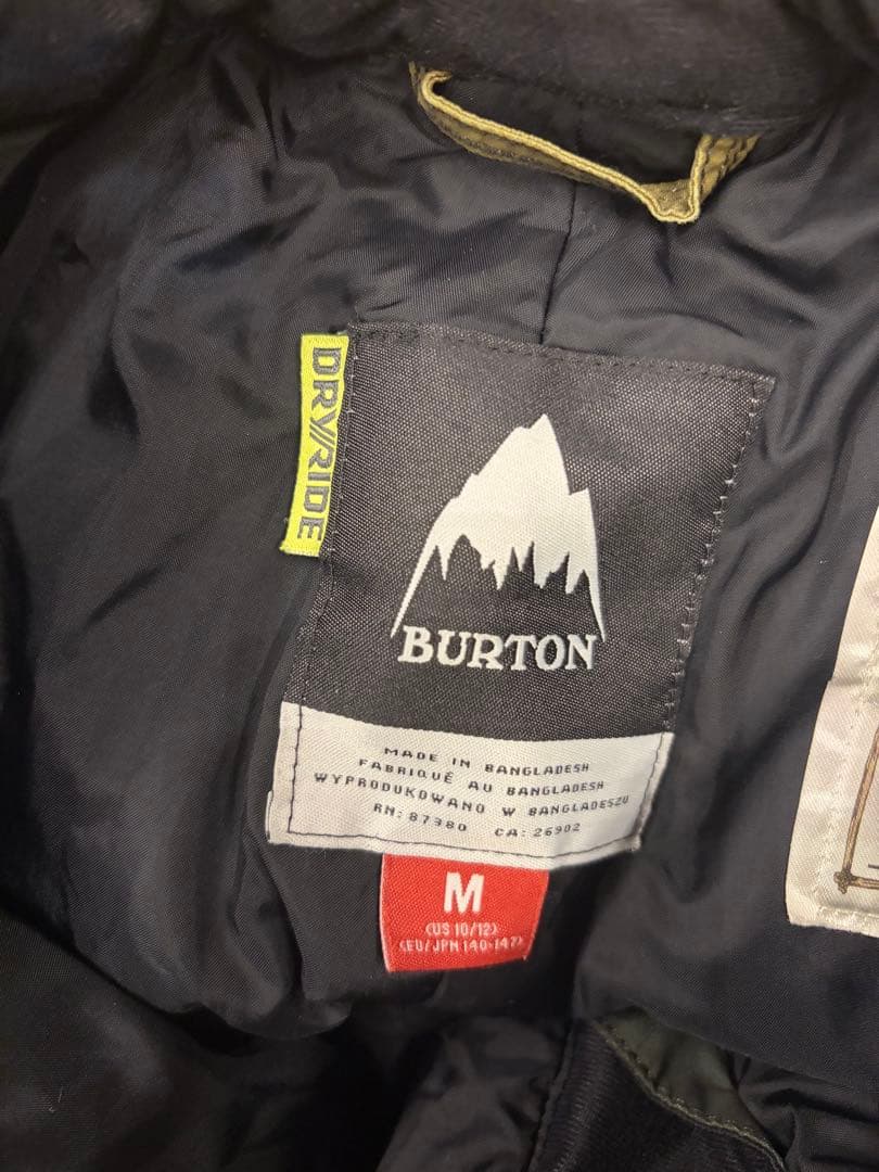 BURTON 迷彩 スノーボードパンツ M キッズ140センチ - メルカリ