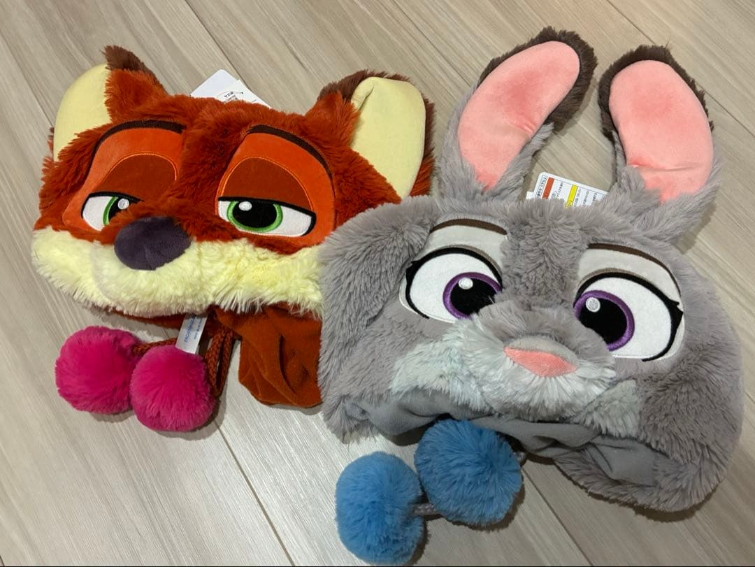 新品】ズートピア ファンキャップ ニック ジュディ セット タグ付き