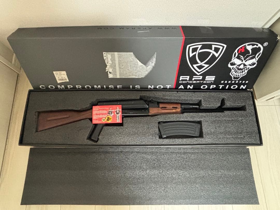 APS製 AK47 次世代電動ガン ブラック・ウッド 動作未確認 - メルカリ