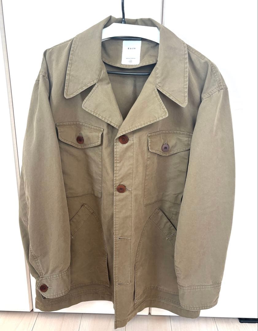 KAJA OVY WIDE SAFARI JACKET 2 ベージュovy - メルカリ