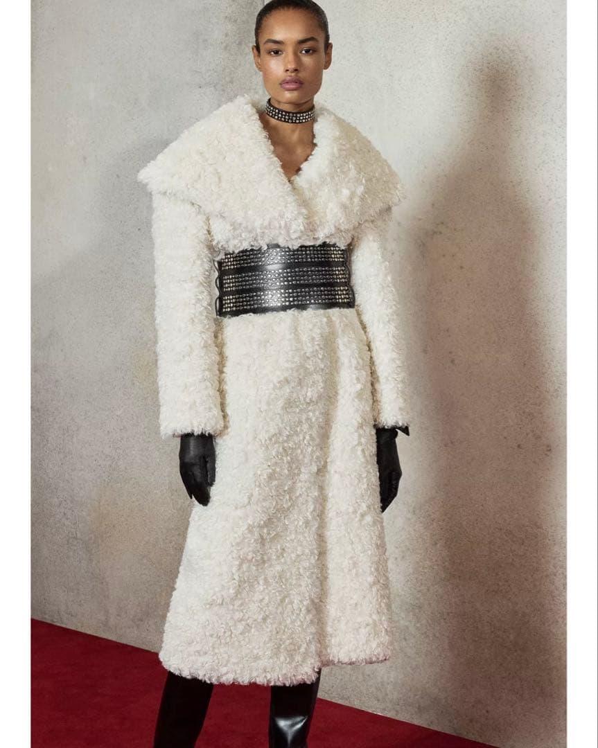 タグ付新品☆ZARAのボアコート☆LUDOVIC DE SAINT SERNIN - メルカリ