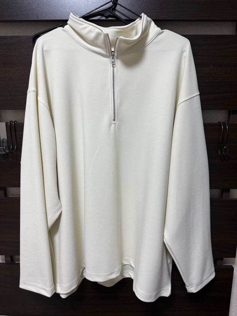 Lui's2024 ジョーゼットハーフジップPO カットソーLサイズ - メルカリ