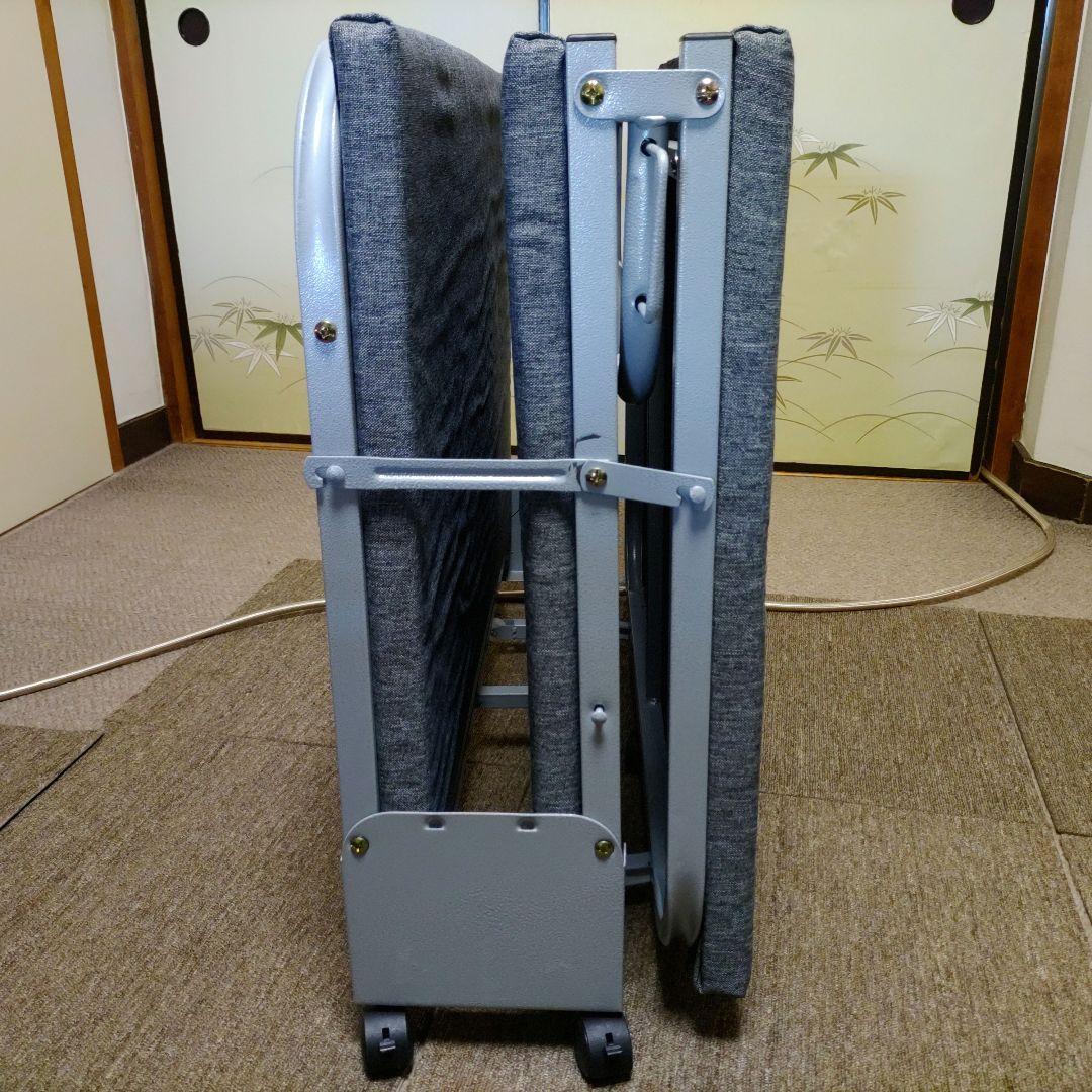 Esluve 折りたたみベッド 簡易ベッド スチール製 幅80コンパクト収納可 楽天市場】ESLUVE 折りたたみベッド シングル コンパクト 折り畳み