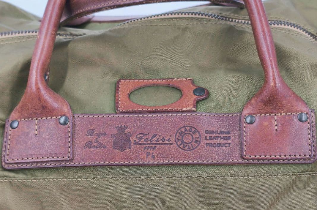 希少 高級◎】フェリージ ボストンバッグ 2way 肩掛け A4 大容量