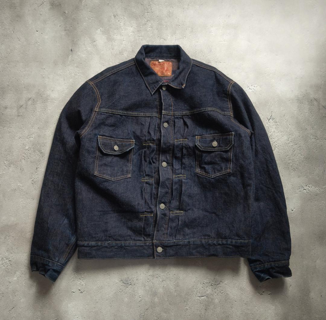 サイズ44】シュガーケーン 2nd デニム ブランケット ジャケット - メルカリ