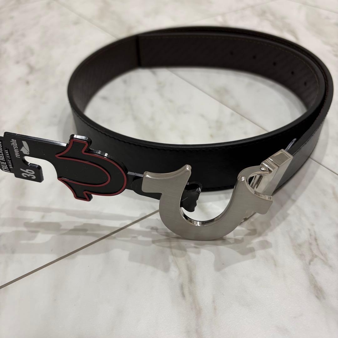 TRUE RELIGION トゥルーレリジョン ベルト 36サイズ - メルカリ