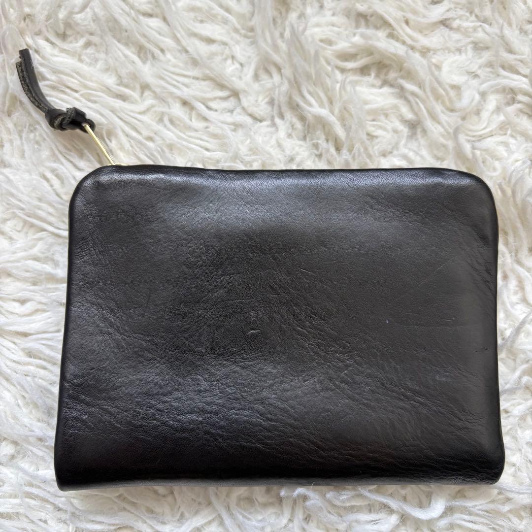 希少 美品 ポーター ソーク 二つ折り財布 コンパクトウォレット 黒 SOAK（PORTER） ポーター ソーク ウォレット 101-06056 財布 二つ折り