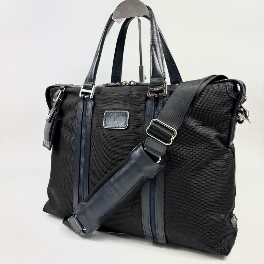 トゥミ JARVIS 日本限定 2way ビジネスバッグ ショルダーバッグ 紺色