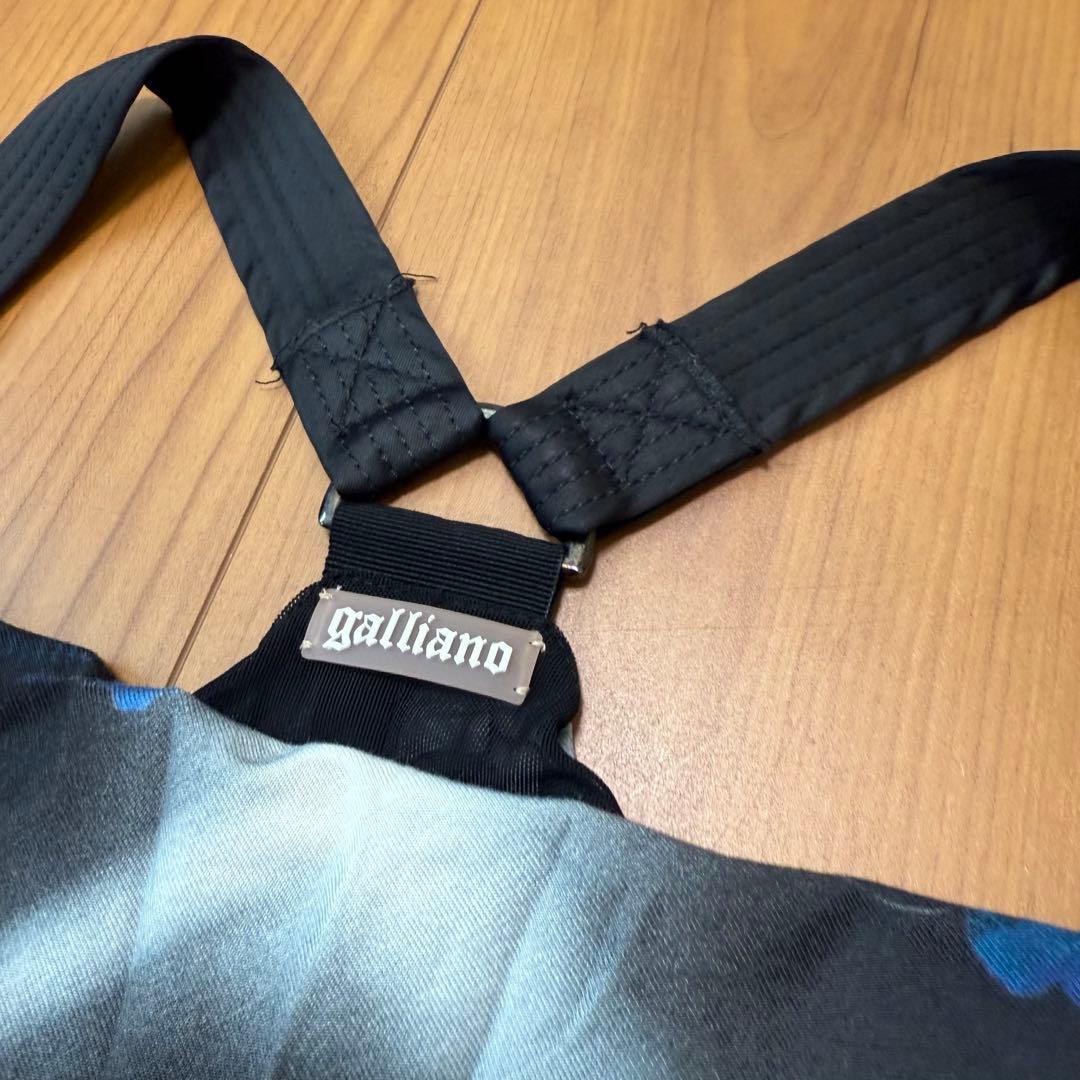 ガリアーノ galliano キャミソール ワンピース プリント 2011