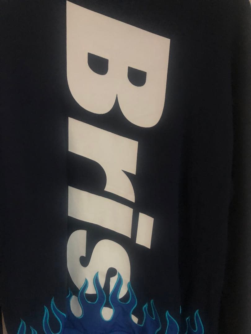 シーズン品 希少XLブリストル FCRB FIRE FLAME BIG LOGO - メルカリ