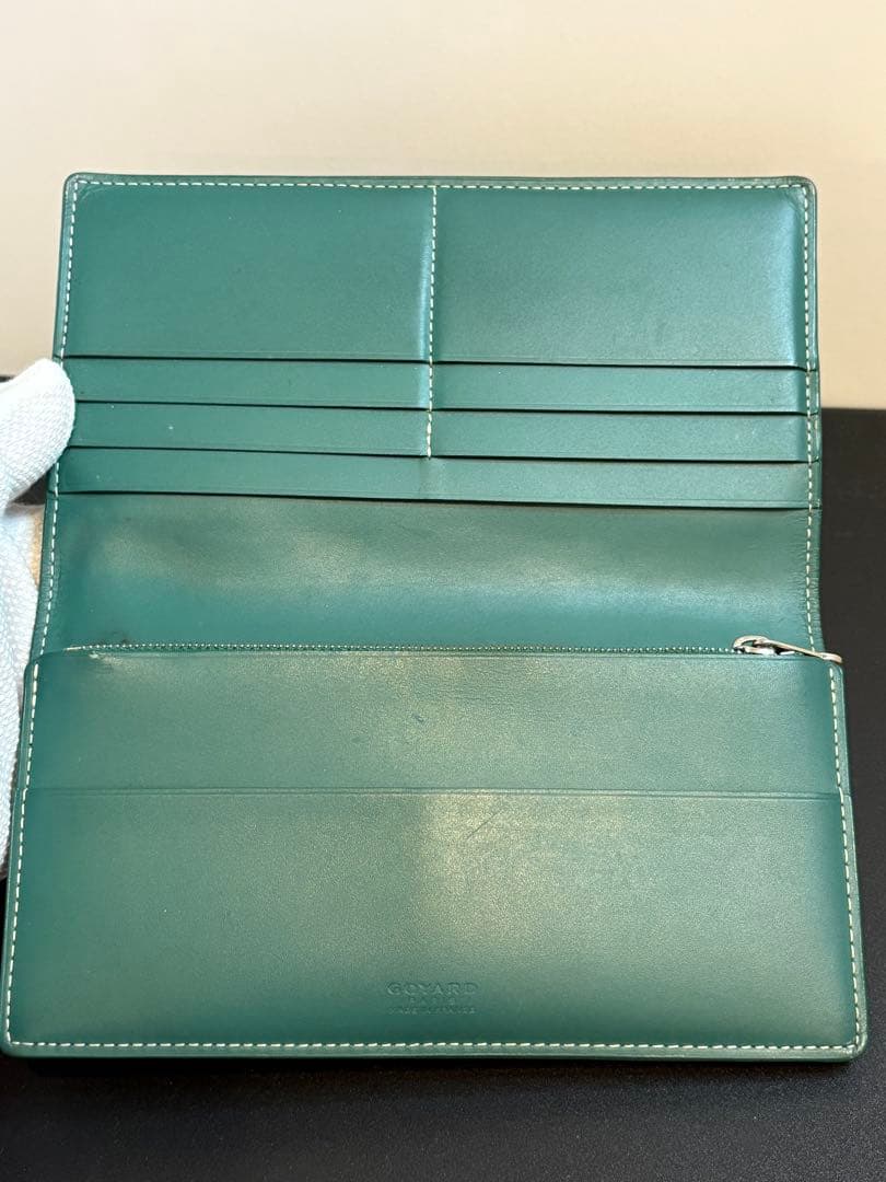 廃盤美品 】 GOYARD (ゴヤール) 長財布 マーカージュ入り - メルカリ