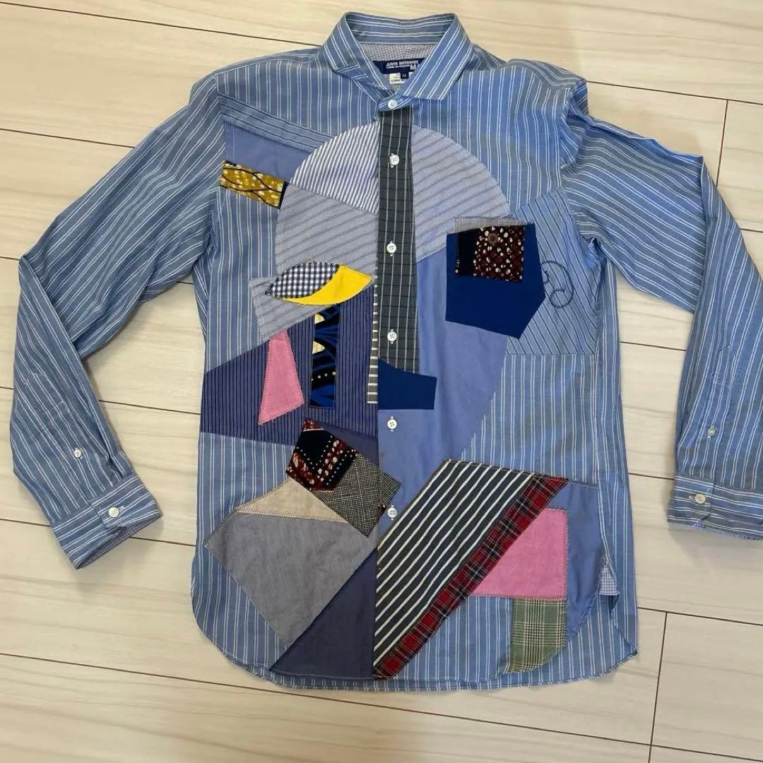 JUNYA WATANABE MANパッチワーク長袖シャツ M JUNYA WATANABE MANパッチワーク長袖シャツ Mサイズ - メルカリ