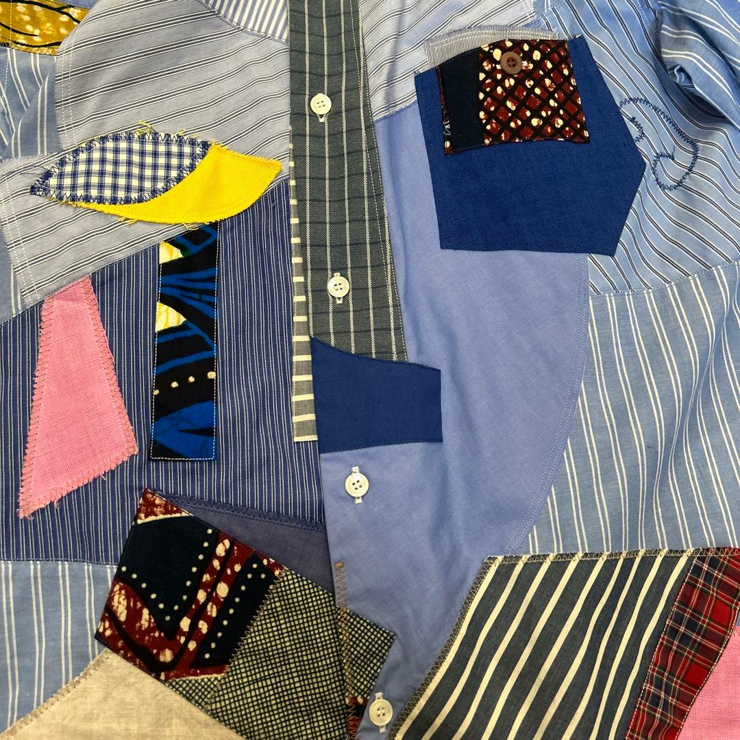JUNYA WATANABE MANパッチワーク長袖シャツ M 安い
