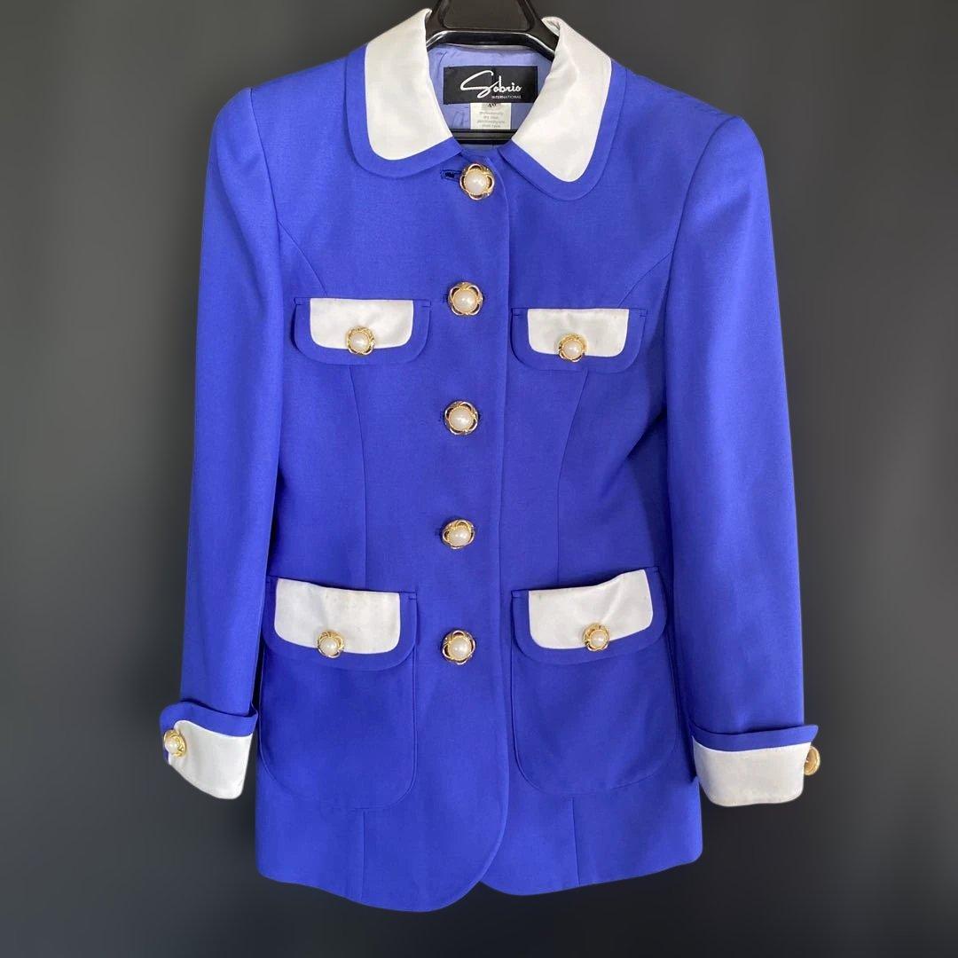 バブリースーツ 9号 セットアップ 昭和レトロ 当時物 日本製 シミあり