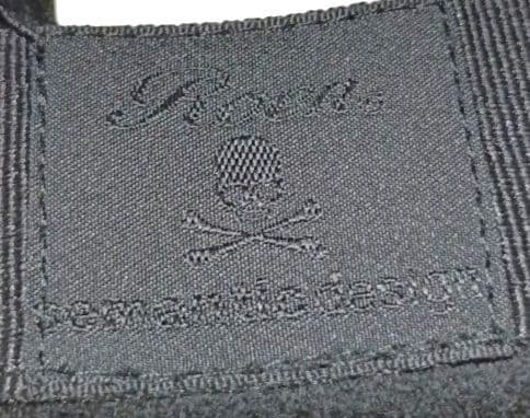 ROEN ロエン ハット 黒 ブラック スパンコール 髑髏 ベルト どくろ