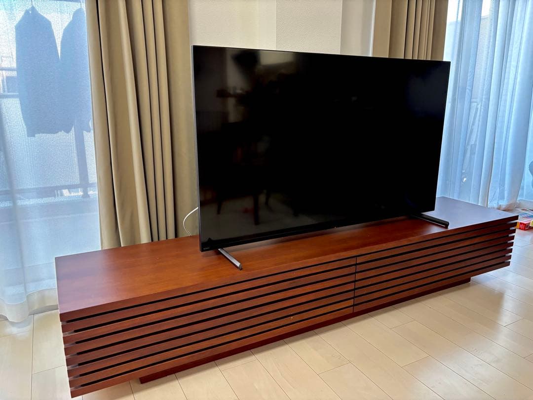 最終値下げ〜11月26日(水)で終了】テレビボード 210cm／ウォールナット