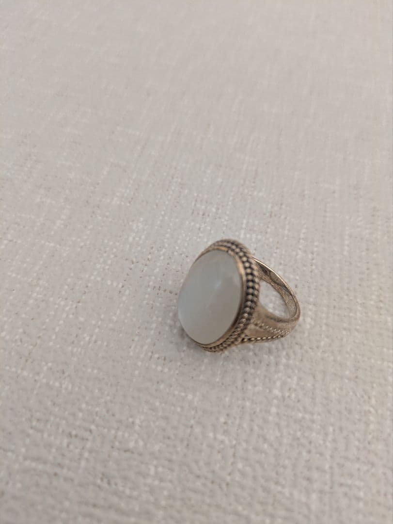 SAMH by LILAS】ホワイトムーンストーンリング 13号 - メルカリ