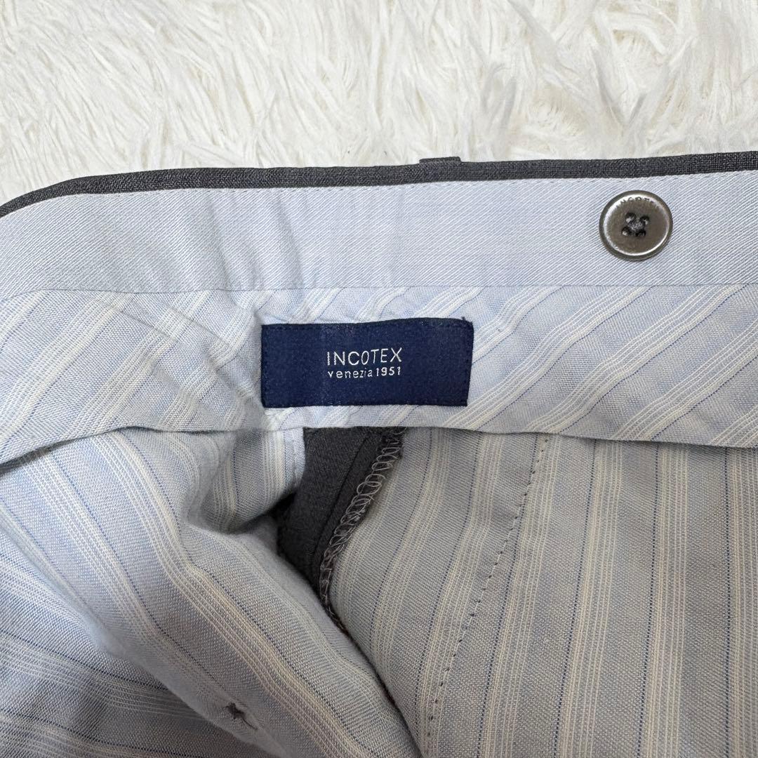 美品】INCOTEX SUPER100's インコテックス スラックス 52 - メルカリ