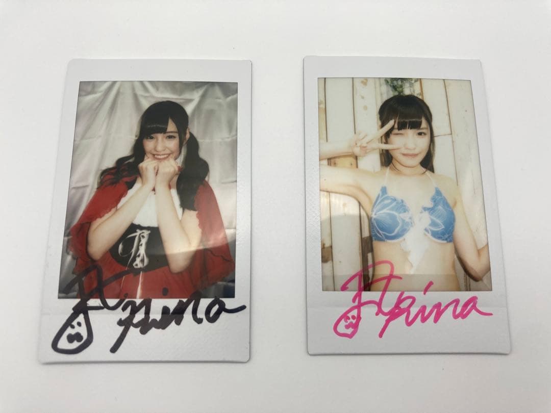 橋本ありな 新ありな サイン入り チェキ　f