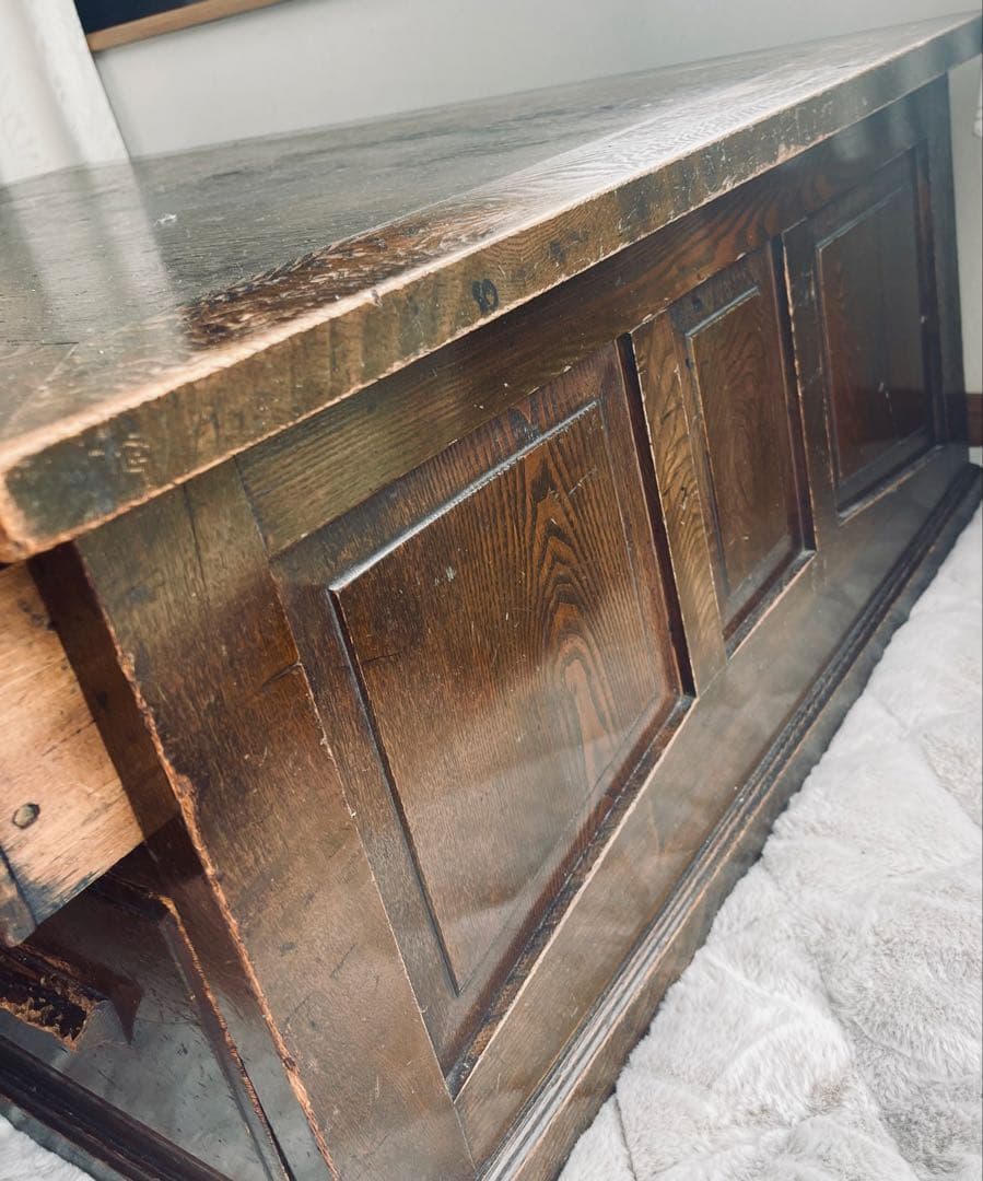 引取希望相談 希少 京都 両袖文机 アンティーク ローデスク 骨董 座机