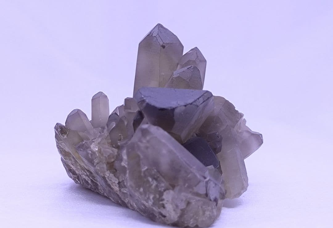 スモーキーシトリン クラスター （小）浄化 魔除け 厄除け 金運 ゼウス