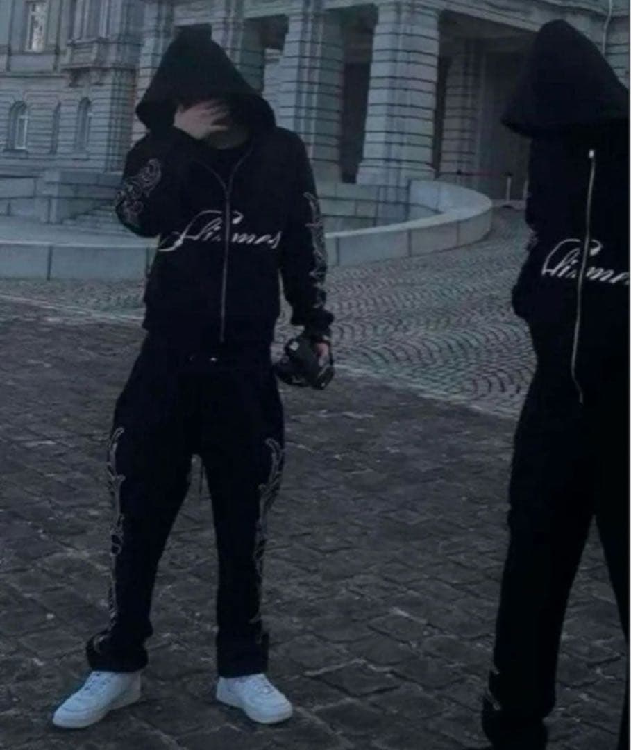 Yvng Patra着用Graveofslimesセットアップ 新品Sブラック黒 - メルカリ