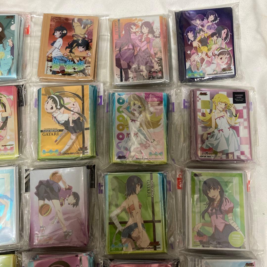 物語シリーズ スリーブ 37セット 化物語 偽物語 戦場ヶ原ひたぎ 忍野忍