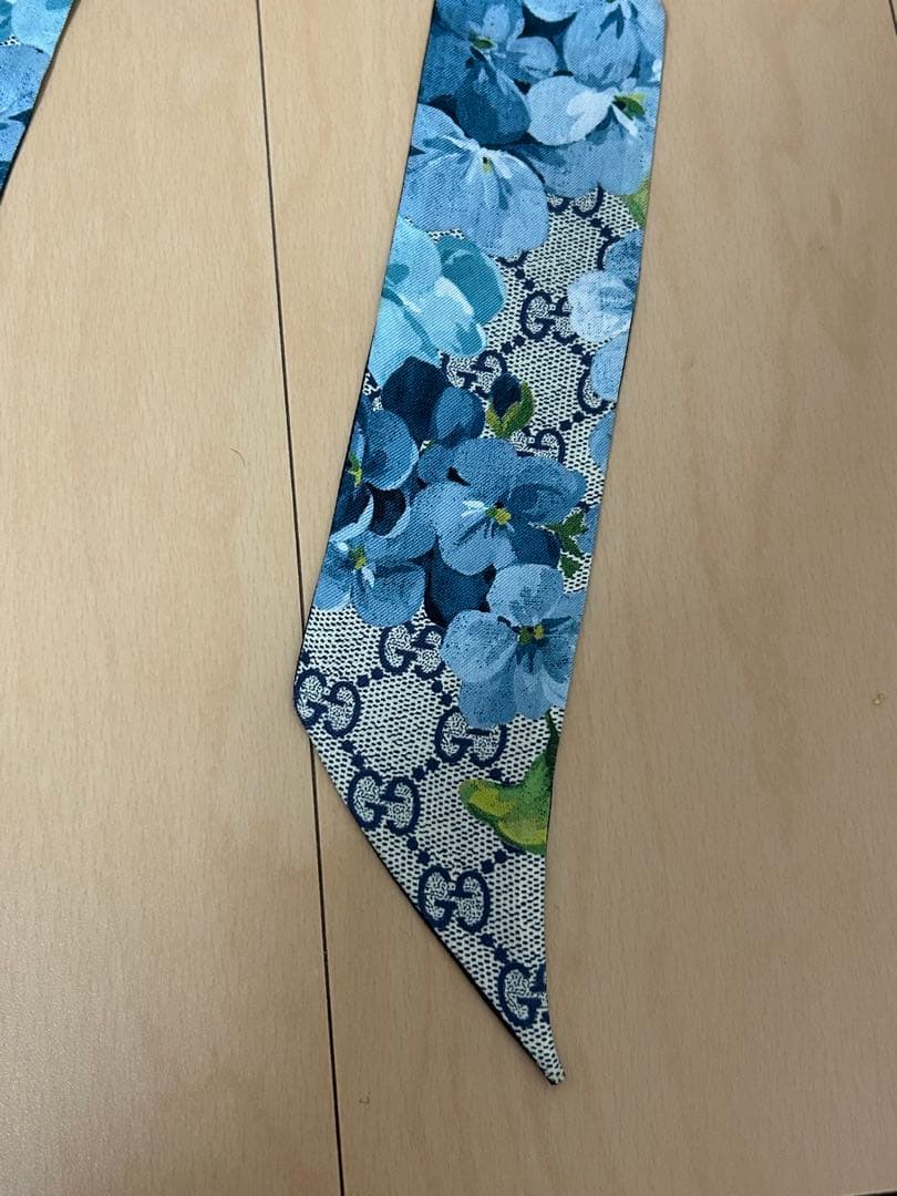 グッチ GUCCI スカーフ シルク100％ GGロゴ ストール 美品 最終価格