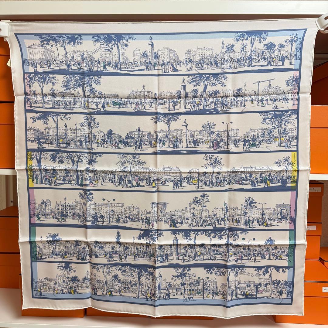 エルメス　カレ 70 《ブールヴァールの陰から》06 新品未使用品