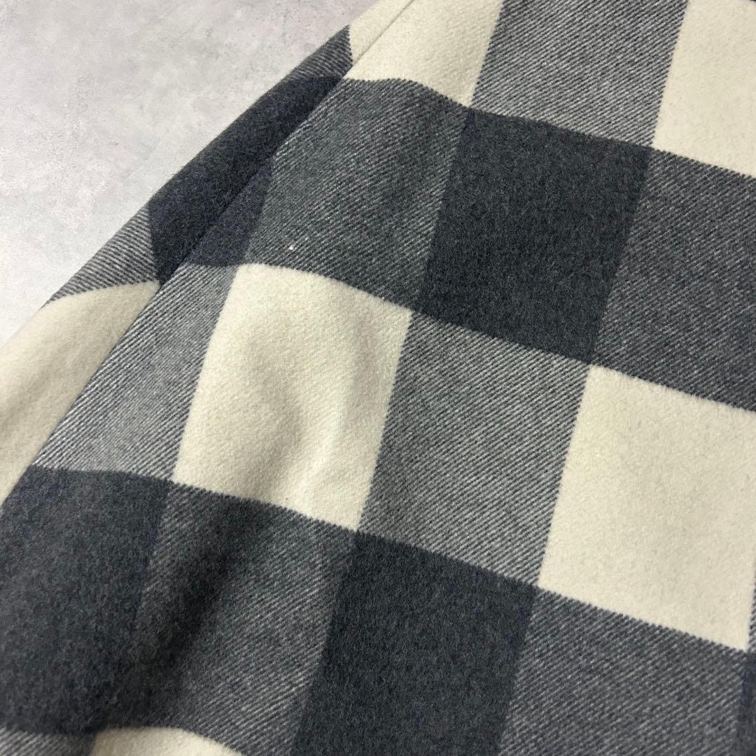 美品✨シートーキョー Elisa チェック柄ウールスカート Aライン マキシ