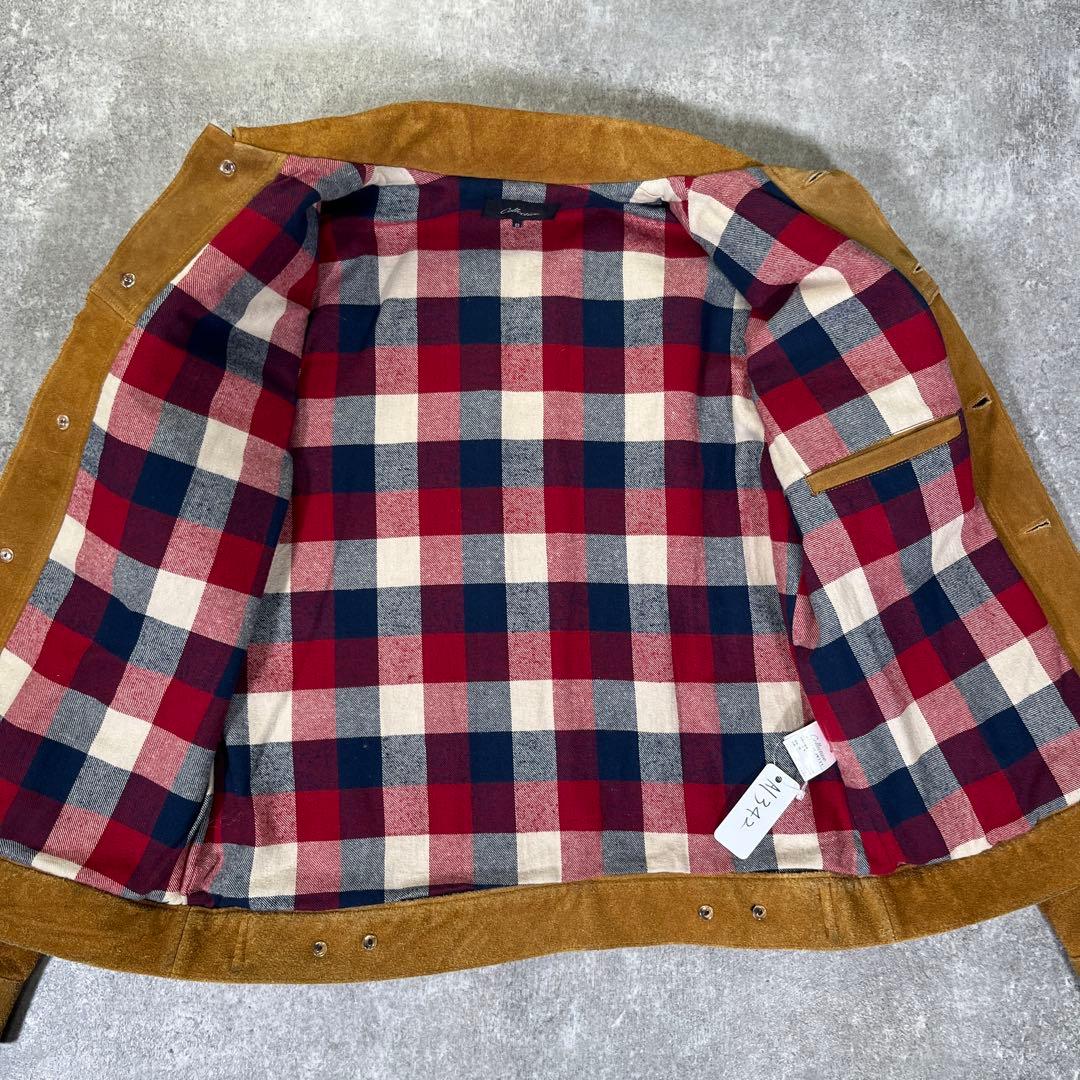 Collective スエード トラッカージャケット L 3rd Gジャン 牛革 - メルカリ