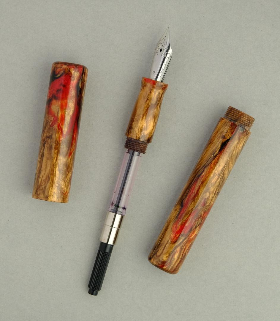 希少】Woodshed Pen Co. 万年筆 Golden Rule - メルカリ