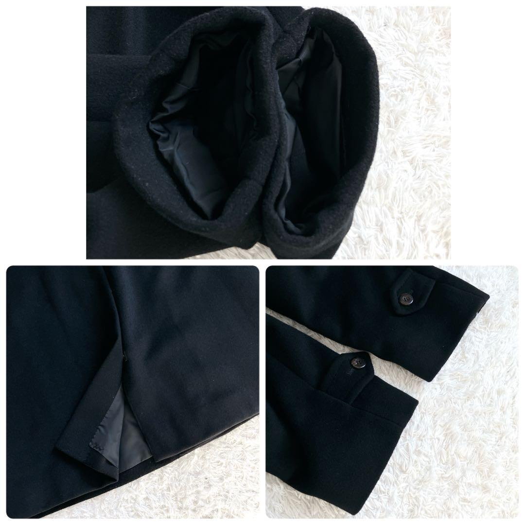 錦糸カシミヤ100✨バーバリーズ ステンカラーコート ロング シャドー