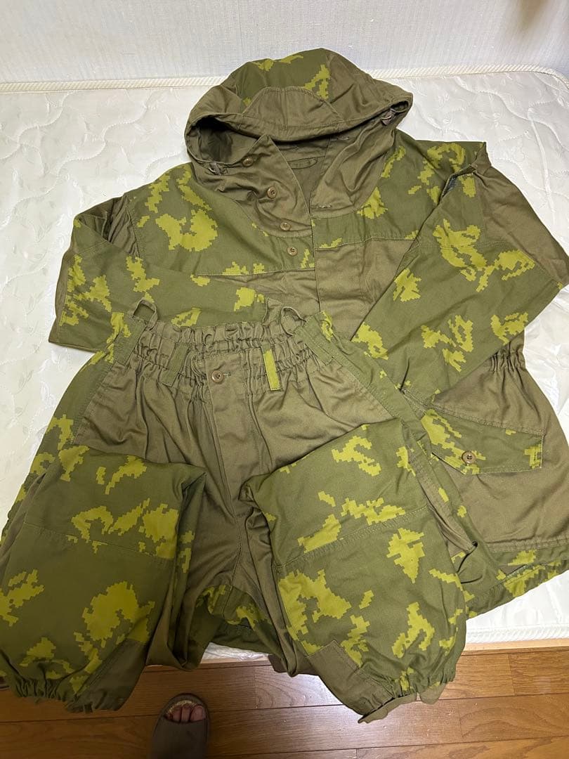 BEAR社製　実物　イエローオーク ベレズカ迷彩　ゴルカ3 Lサイズ　上下セット BEAR社製 実物 イエローオーク ベレズカ迷彩 ゴルカ3 Lサイズ 上下