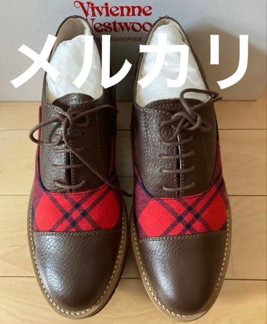 【あいか】Vivienne Westwood チェック靴ヴィヴィアン新品 憧れの1足ヴィヴィアンウエストウッド ロッキンホースバレリーナ