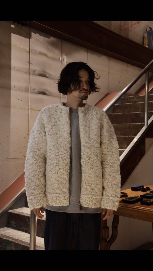 size38 オールドジョー OLD JOE 24aw カウチンニット - メルカリ