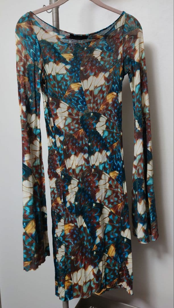 ifsixwasnine☆ベルスリーブカットソー ワンピース - メルカリ