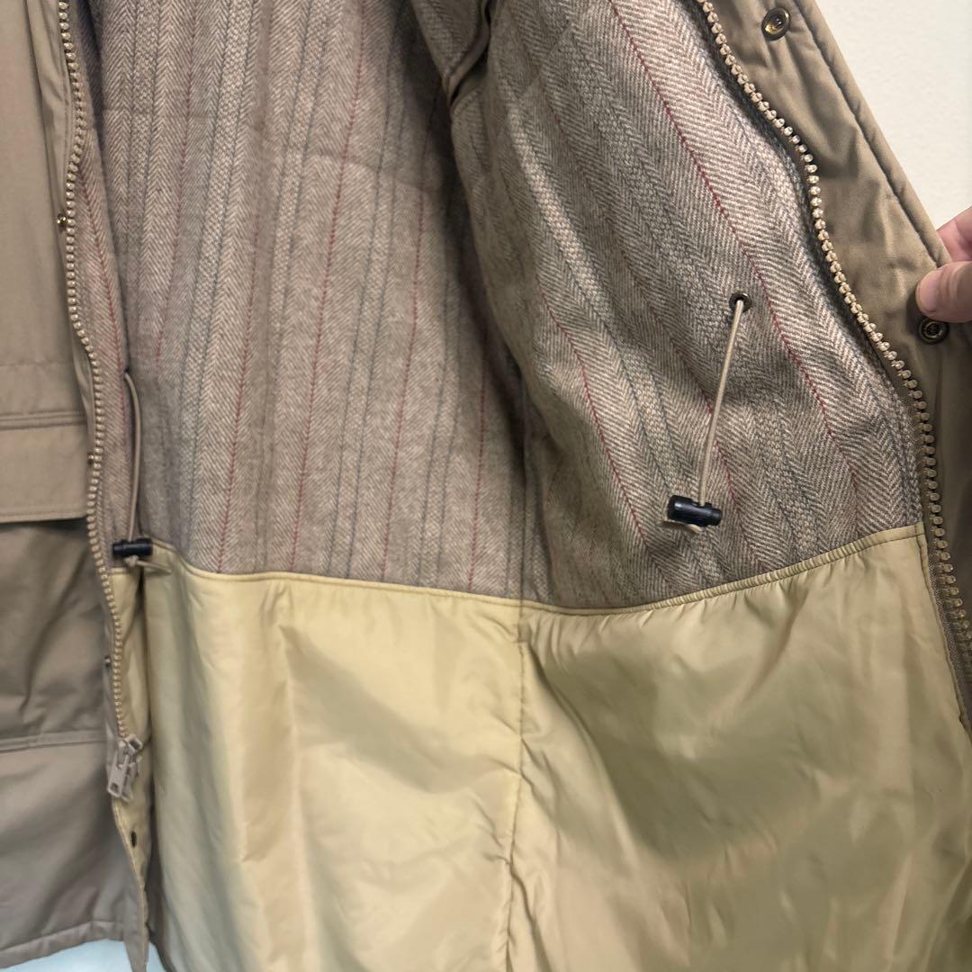 L.L.BEAN ストームコート　ベージュ　L ジャケット　USA ウール