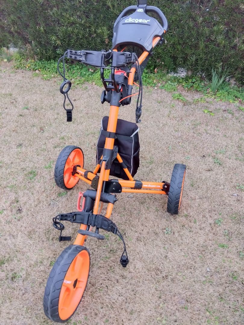 clicgear3.5＋ ゴルフカート オレンジ　クリックギア ジオテックゴルフ公式通販サイト / クリックギア モデル3.5+ プッシュ