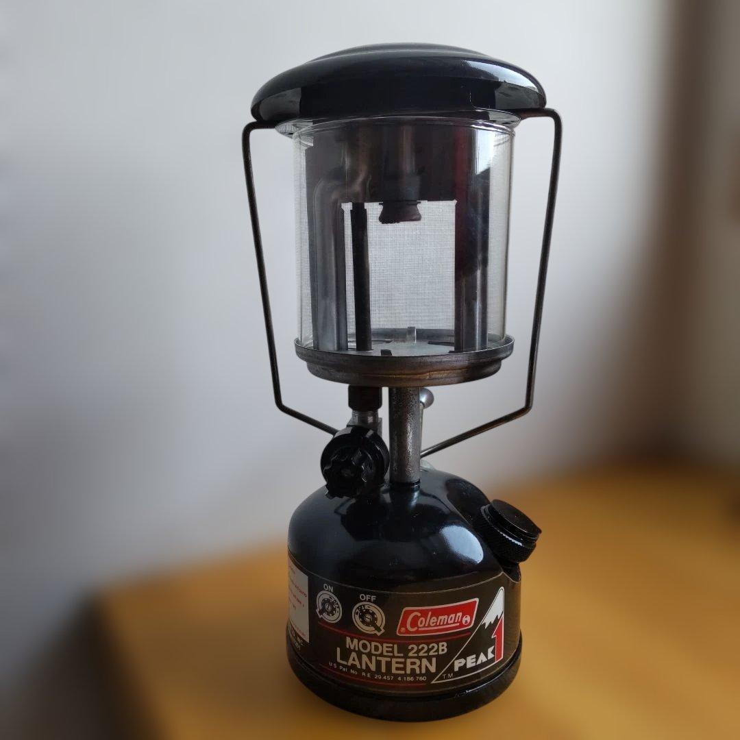 コールマン ピークワン ランタン 222B とシルクライト20マントル1枚 Dec.1991 Coleman 222B PEAK1 点火動画 vintage lantern Ignition