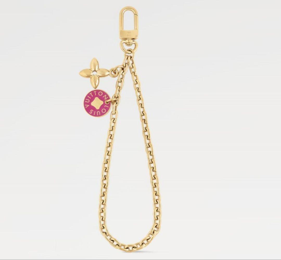 LOUIS VUITTON 村上隆　フォンホルダー　チェーンストラップのみ LOUIS VUITTON 村上隆 フォンホルダー チェーンストラップのみ 楽天