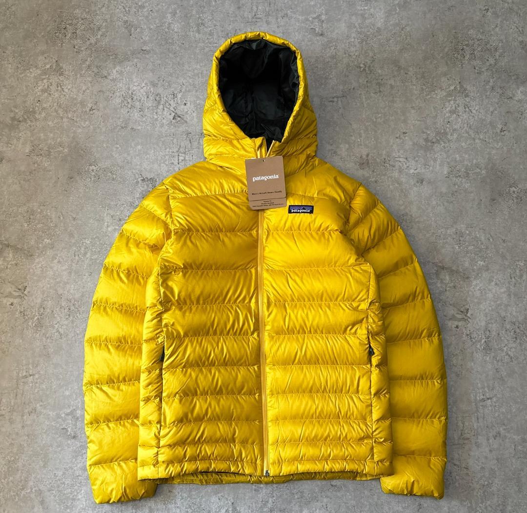 新品 パタゴニア ハイロフト ダウンセーターフーディ XS イエロー SULY