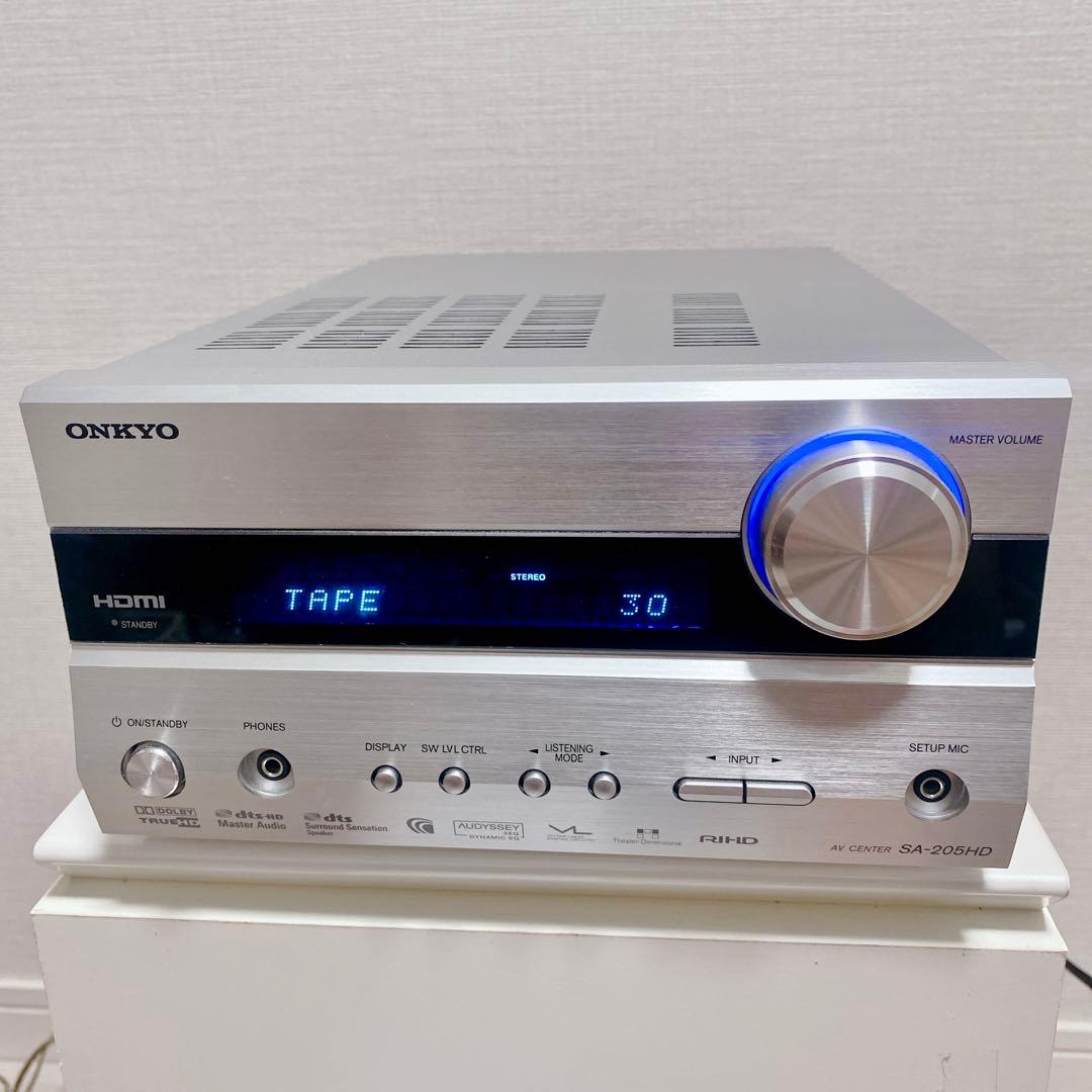 ONKYO SA-205HD 2.1ch AVアンプ 極上音質 ウーファー 付