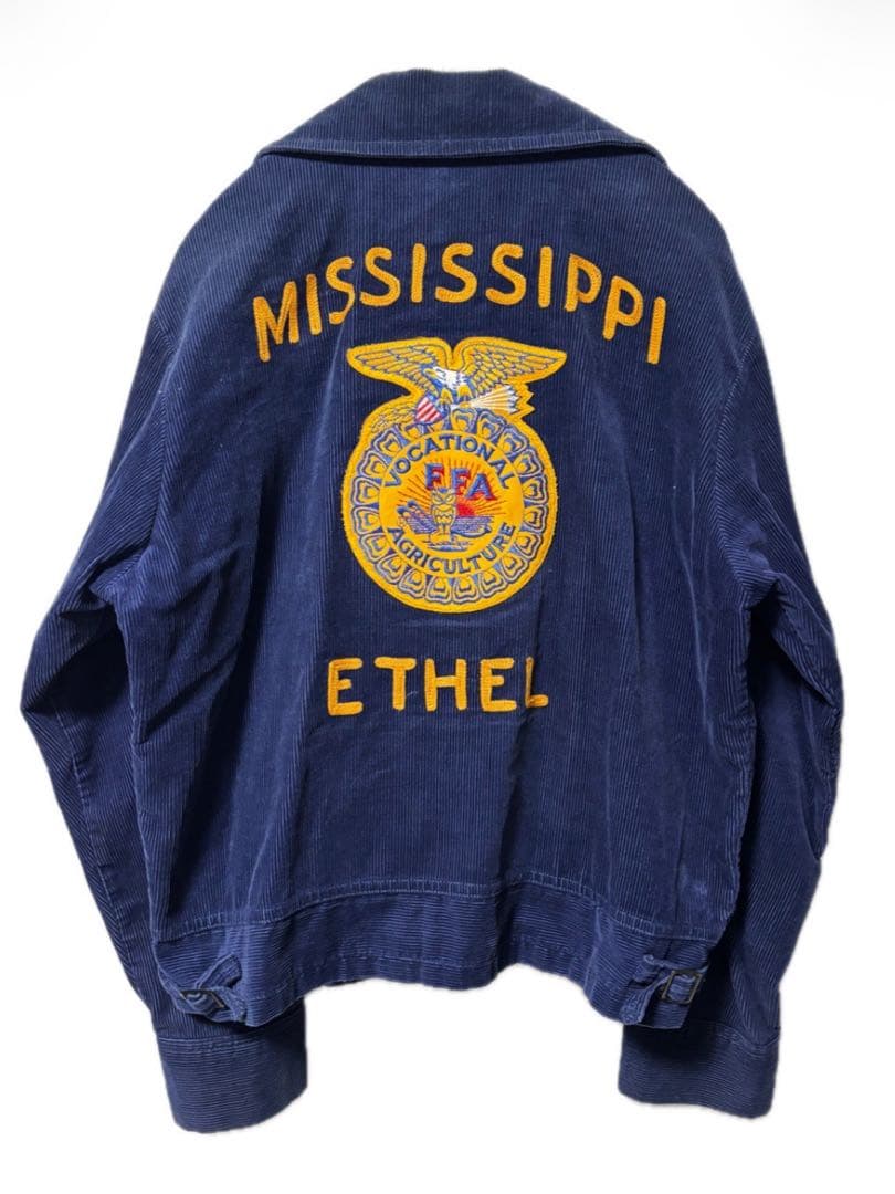 80s FFA MISSISSIPPI ネイビー ジャケット 40サイズ YKK - メルカリ