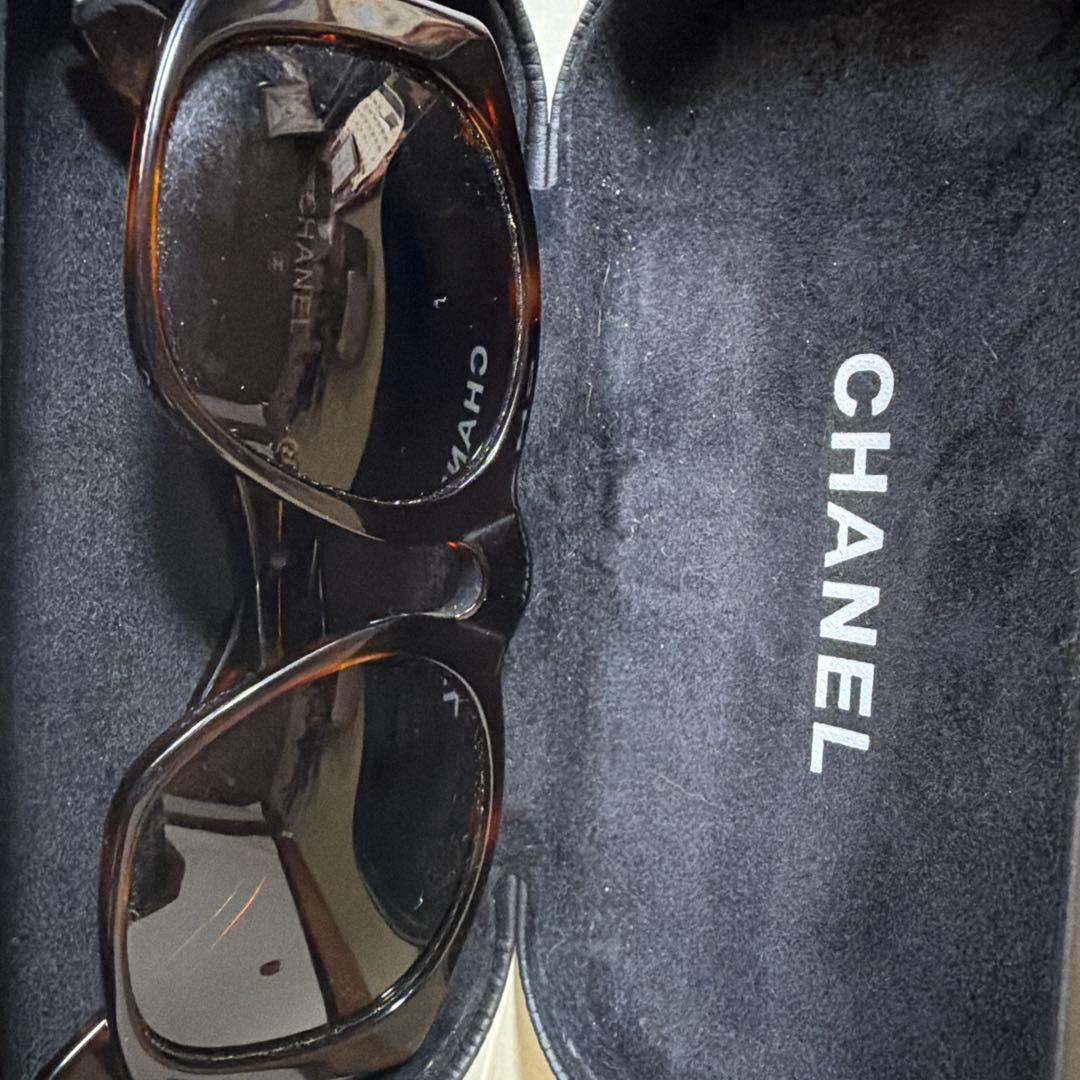 CHANEL ブラウン サングラス キルティングデザイン CHANEL