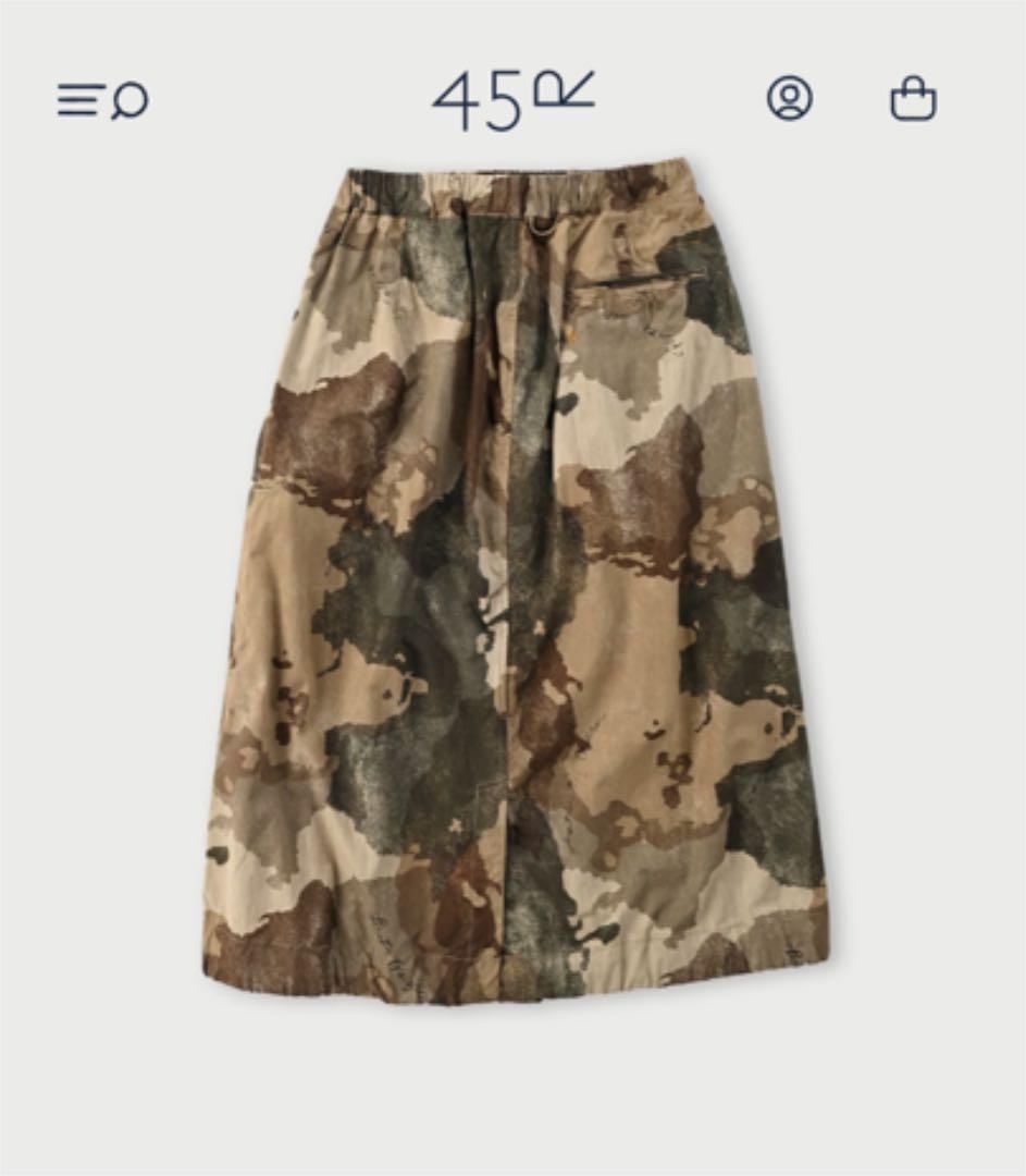 今季 45R トップ 七つの海迷彩オンザビーチスカート
