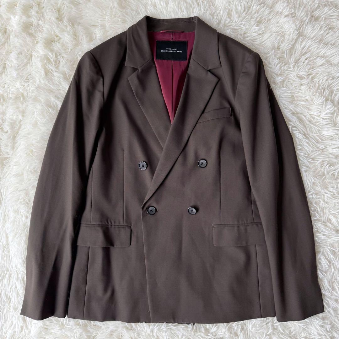 Green Label Relaxingセットアップ ダブル ブラウン洗濯可36 - メルカリ