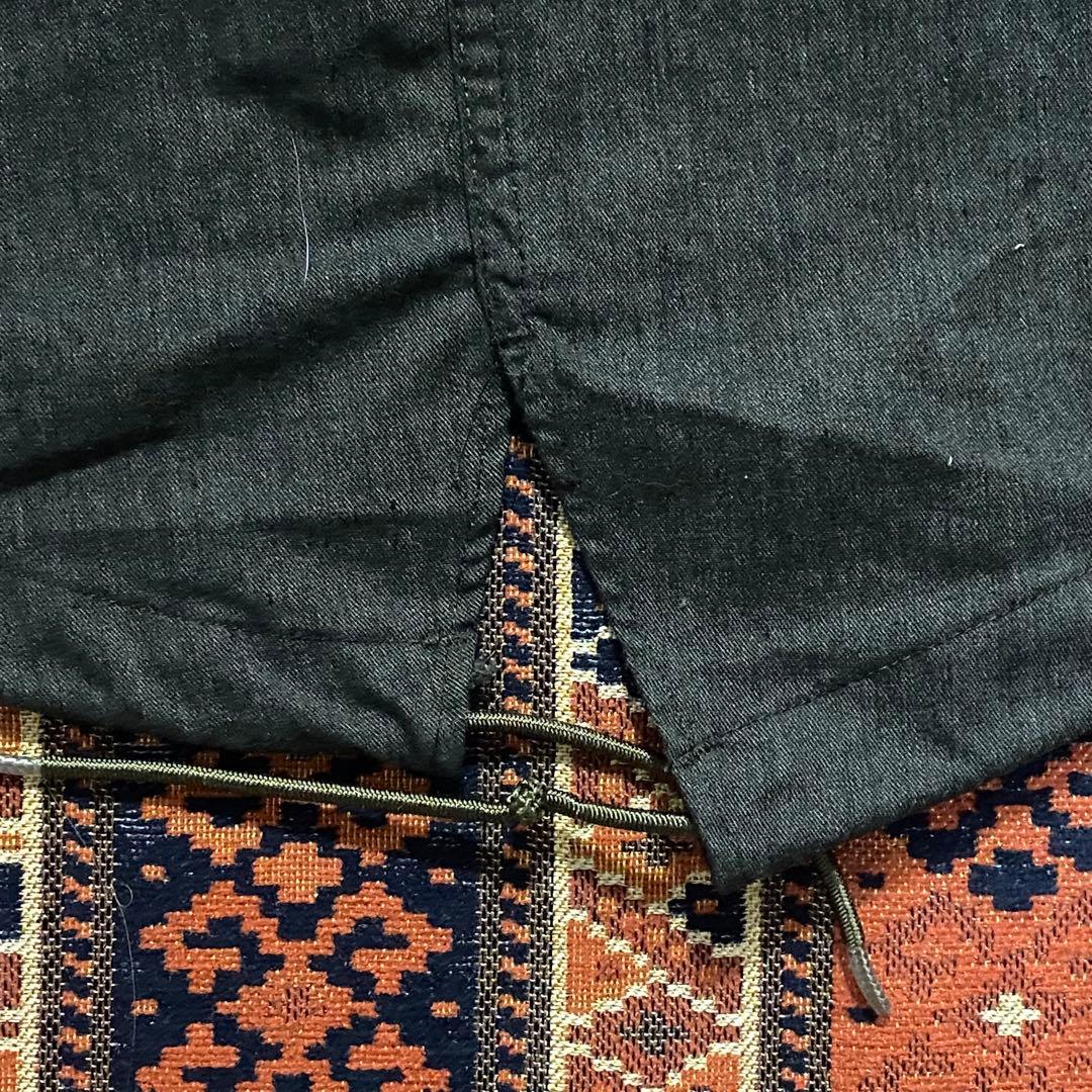 アメリカ軍 ナイトデザートカモパーカー 黒染め ブラックダイ