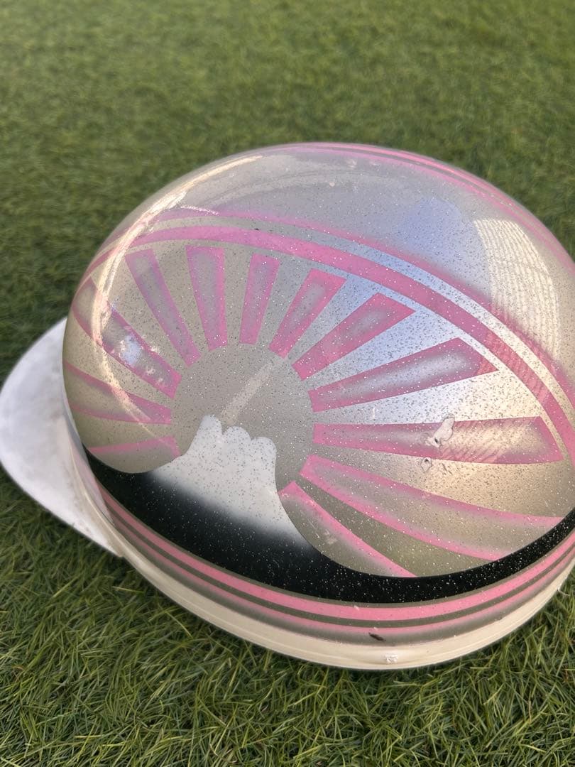 早い者勝ち‼️富士山デザイン 日章半帽ヘルメットラメ - メルカリ